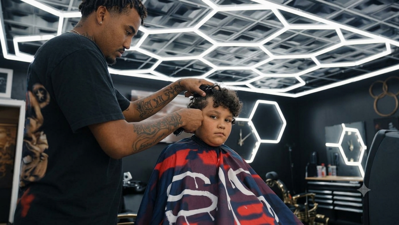 Barber at Prestige Barbershop